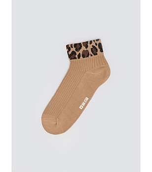 Кафяви дамски чорапи Pantara снимка