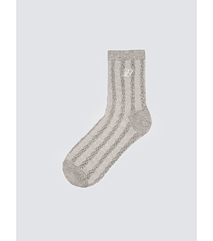 Дамски сиви чорапи Brajda снимка