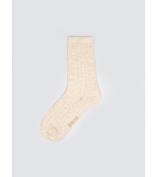 Бежови дълги дамски чорапи Malena снимка