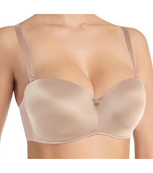 Сутиен балконет в бежов нюанс Izzy снимка