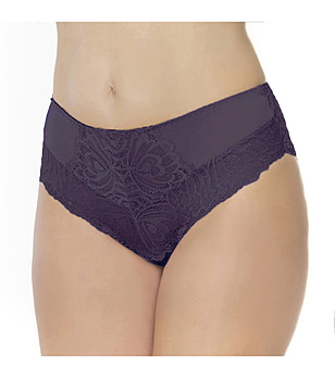 Бикини в цвят слива с дантела Elizabeth снимка