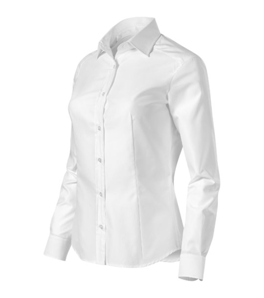 Памучна дамска бяла риза Eve снимка