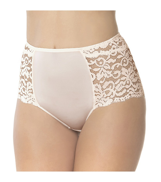 Бикини с висока талия в бежов нюанс Cottonella снимка