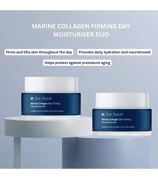 Комплект от 2 броя дневен хидратиращ крем с морски колаген за стягане на кожата 50 мл снимка