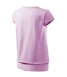 Дамска памучна тениска в лилаво City-3 снимка