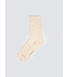 Бежови дълги дамски чорапи Malena-0 снимка