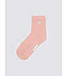 Розови дамски чорапи Sonja с памук-0 снимка