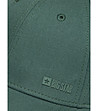 Унисекс памучна шапка в зелено Basilion-2 снимка