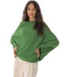 Зелен дамски пуловер-0 снимка