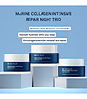 Комплект от 3 броя нощен хидратиращ крем с морски колаген за стягане на кожата 50 мл-0 снимка