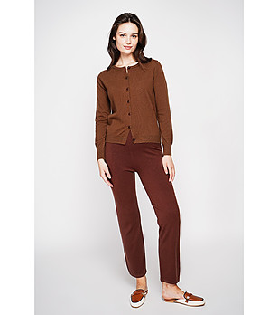 Кафява дамска жилетка снимка