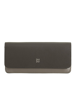 Калъф за очила от естествена кожа в нюанси на мока Calais снимка