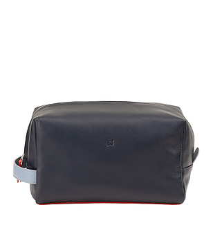 Дамски тъмносин несесер за тоалетни принадлежности Lampedusa снимка