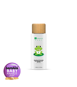 Бебешки шампоан и гел за вана с алое вера и лайка 200 мл снимка
