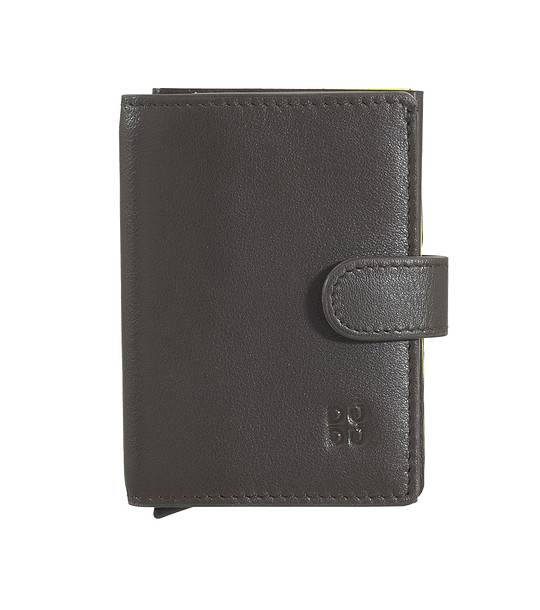 Кафяв мъжки кожен портфейл снимка