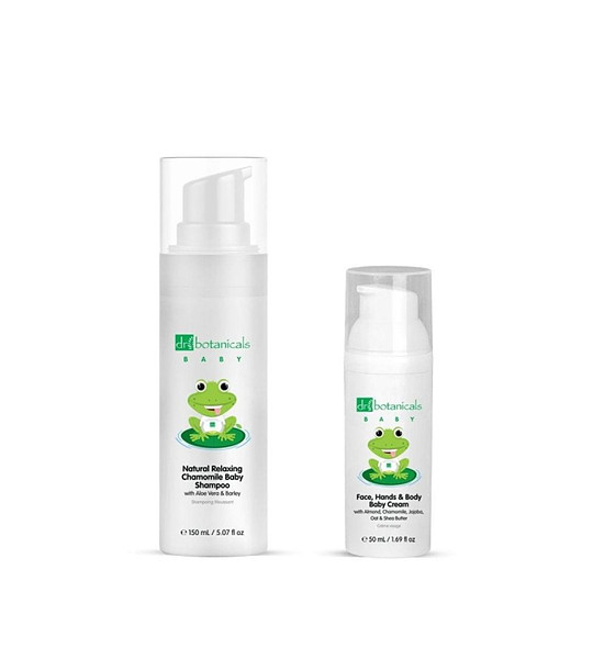 Козметика за бебе от шампоан и крем снимка