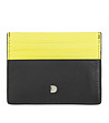 Кожен калъф за карти в черно и жълто Lupus-2 снимка