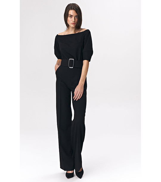 Черен дамски гащеризон снимка