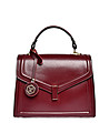 Дамска чанта в цвят бургунд Vella-0 снимка
