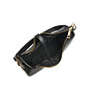 Кожена черна дамска чанта от естествена кожа Marlita-4 снимка