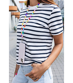 Многоцветна верижка за телефон снимка