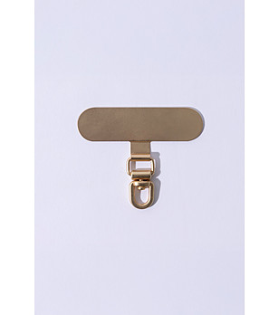 Златист държач за телефон за каишка снимка