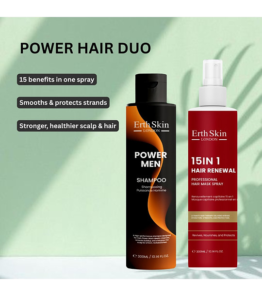 Комплект от шампоан  за мъже и маска за коса снимка