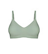 Зелен сутиен без банели Second skin-4 снимка