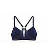 Сутиен в тъмносиньо без банели Crystalline-3 снимка