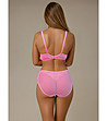 Бикини в розово CHERIE с широки ленти встрани-2 снимка