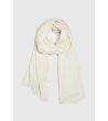 Дамски шал в цвят слонова кост-2 снимка