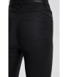 Черен дамски слим панталон-3 снимка