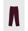 Дамски панталон в бордо-3 снимка