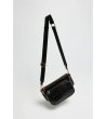 Дамска черна чанта с дълга дръжка-3 снимка