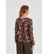 Дамска блуза с пейсли принт-2 снимка