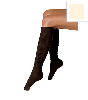 Екрю чорапи 60 DEN DIVA с набран ефект снимка