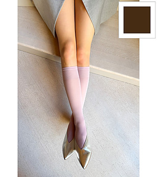 Чорапи KATRIN 40 DEN в цвят капучино матови снимка