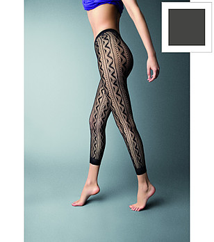 Дамски графитен клин с дантела 20 DEN GIULIETTA снимка