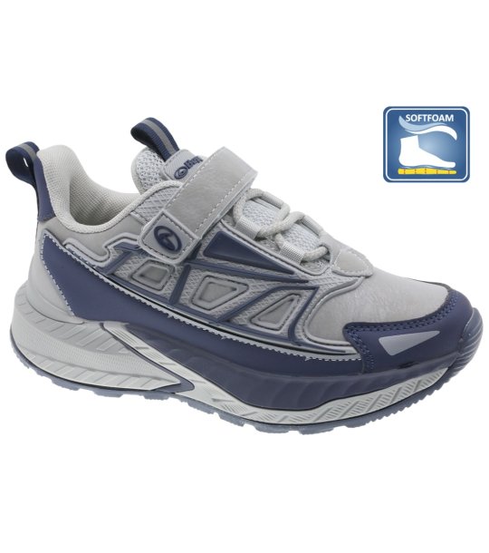 Сиви маратонки с велкро снимка