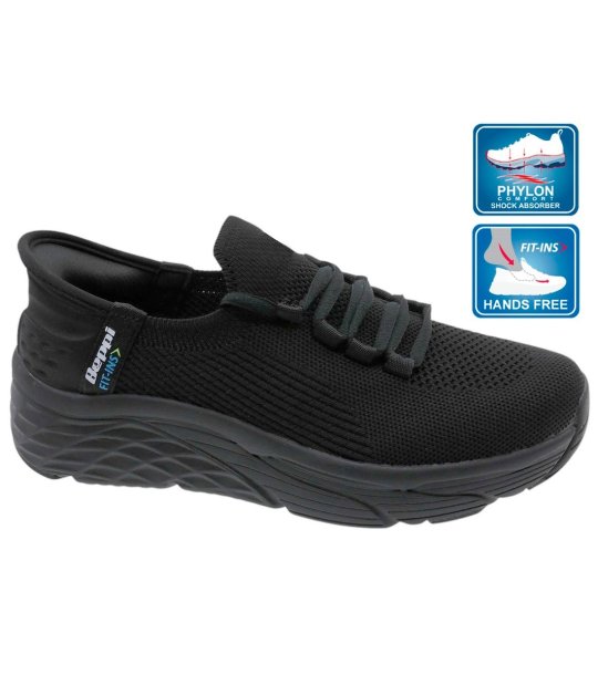 Черни мъжки маратонки с подметка Phylon снимка