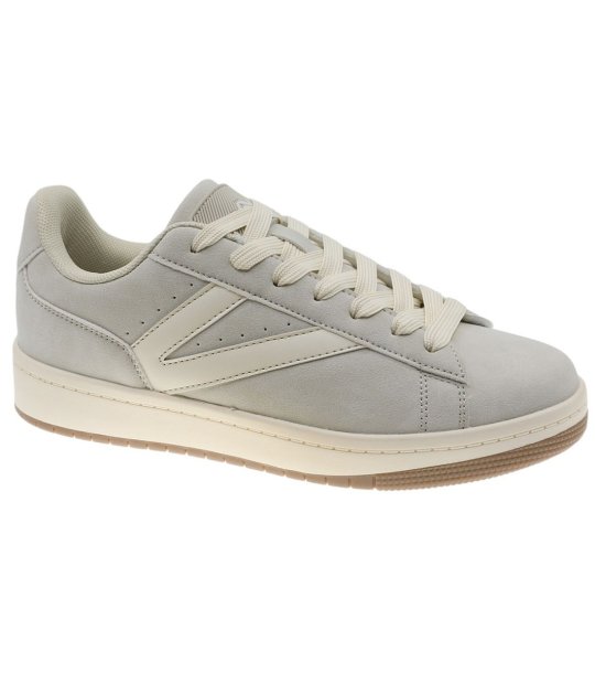 Дамски бежови сникърси с връзки снимка