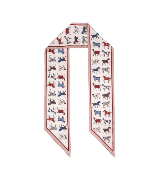 Лента-шал в екрю и бежово Wild Horses снимка