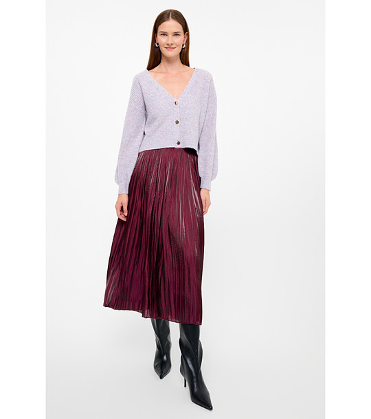 Светлолилава жилетка с копчета снимка