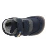 Бебешки тъмносини боси обувки с велкро с широка предна част-3 снимка