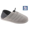 Дамски сиви пантофи с неплъзгаща се подметка-0 снимка