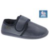 Тъмносини мъжки пантофи с велкро-0 снимка