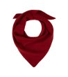 Тъмночервен триъгълен шал Medea с вълна-0 снимка