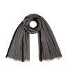 Дълъг черен шал Altro-0 снимка