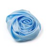 Светлосиня сатенена брошка роза KENNA-0 снимка