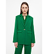 Зелено дамско сако-0 снимка